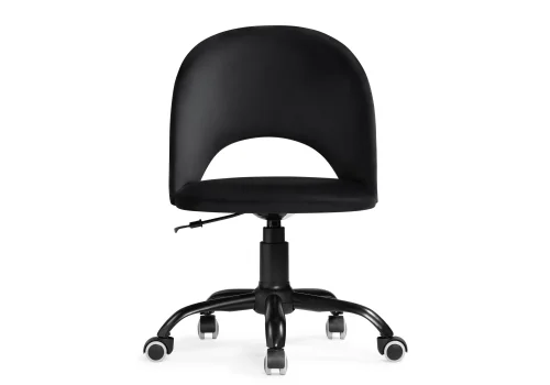 Компьютерное кресло Ирре черное 559275 Woodville, чёрный/велюр, ножки/металл/чёрный, размеры - *960***560*600 фото 2