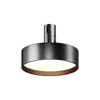 Трековый светильник LED Magnetic track system Flexity TR204-1-12W3K-B Maytoni чёрный для шинопроводов серии Magnetic track system Flexity чёрный