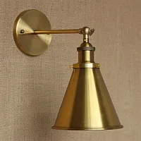 Бра Cone 20th c.Factory Filament Gold II 84942-22 ImperiumLoft золотой 1 лампа, основание золотое в стиле винтаж лофт 