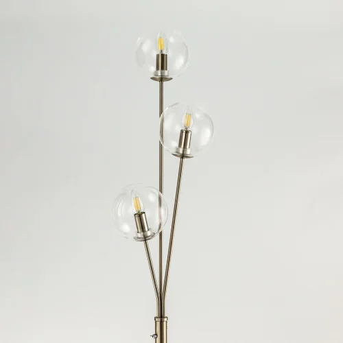 Торшер Томми CL102931 Citilux  прозрачный 3 лампы, основание матовое хром в стиле современный
 фото 4