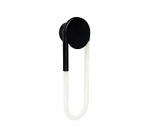 Бра LED Канто 08273,19(4000K) Kink Light белый на 1 лампу, основание чёрное в стиле хай-тек современный 