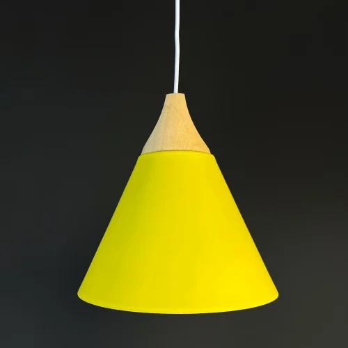Светильник подвесной XD-B Yellow 178213-26 ImperiumLoft чёрный 1 лампа, основание чёрное в стиле скандинавский  фото 2