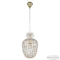 Светильник подвесной 14771P/22 G Bohemia Ivele Crystal прозрачный 1 лампа, основание золотое в стиле классический r