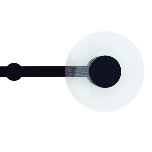 Бра LED Venus 7293 Mantra прозрачный на 1 лампа, основание чёрное в стиле хай-тек современный светильник вешалка фото 3