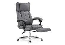 Компьютерное кресло Damir gray 15402 Woodville, серый/ткань, ножки/металл/хром, размеры - *1130***650*