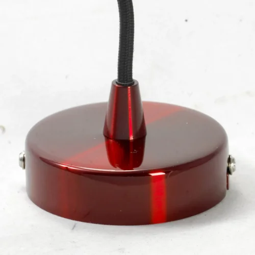 Светильник подвесной COLLINA LSQ-0716-01 Lussole красный 1 лампа, основание красное в стиле модерн  фото 5