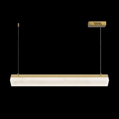 Светильник подвесной LED Petra MOD250PL-L36BS3K Maytoni белый на 1 лампу, основание латунь в стиле современный фото 14