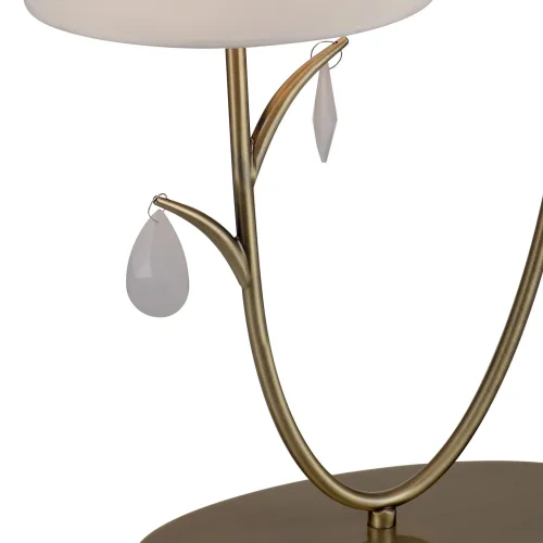 Настольная лампа ANDREA 6338 Mantra белая 2 лампы, основание латунь металл в стиле современный  фото 4