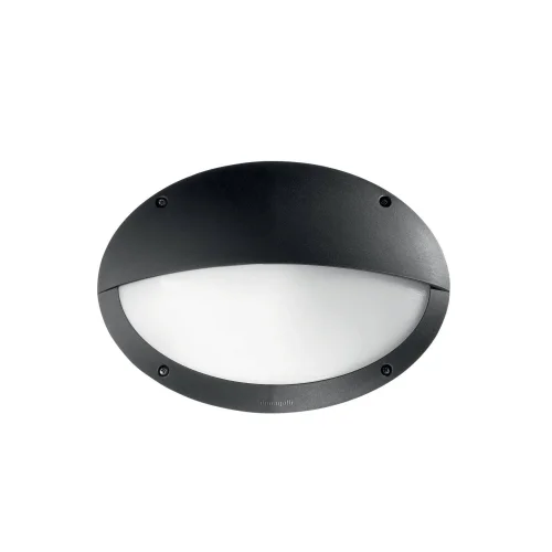 Настенный светильник уличный MADDI-2 AP1 NERO Ideal Lux уличный IP66 чёрный 1 лампа, плафон чёрный в стиле современный E27