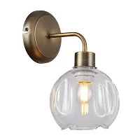Бра Monto 2192-1W F-promo прозрачный 1 лампа, основание античное бронза в стиле современный классический 