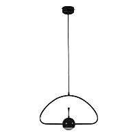 Светильник подвесной LED Nuance 8140-C LOFT IT чёрный 1 лампа, основание чёрное в стиле лофт минимализм 