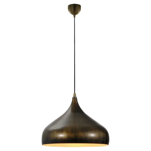 Светильник подвесной Saratoga GRLSP-9655 Lussole бронзовый 1 лампа, основание бронзовое в стиле современный  фото 2