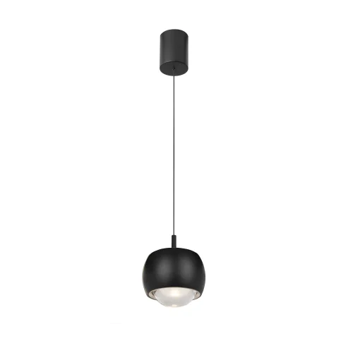 Светильник подвесной LED Roller 8406 Mantra чёрный на 1 лампу, основание чёрное в стиле хай-тек современный 