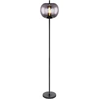 Торшер Blacky 15345S Globo  чёрный серый 1 лампа, основание чёрное в стиле современный
