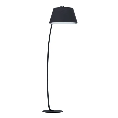 Торшер напольный PAGODA PT1 NERO Ideal Lux  чёрный 1 лампа, основание чёрное в стиле современный
