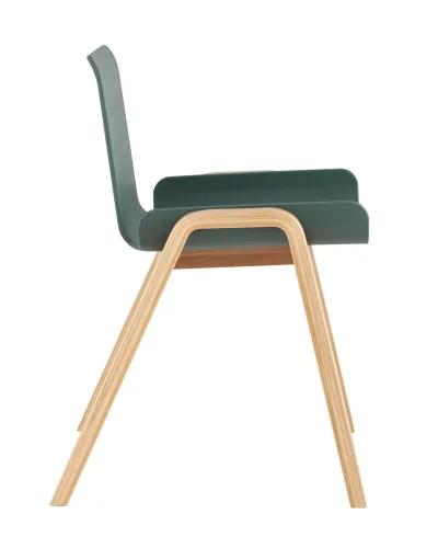 Стул Harbour, зеленый УТ000036003 Stool Group, зелёный/пластик, ножки/дерево/бежевый, размеры - ****557*558 фото 7