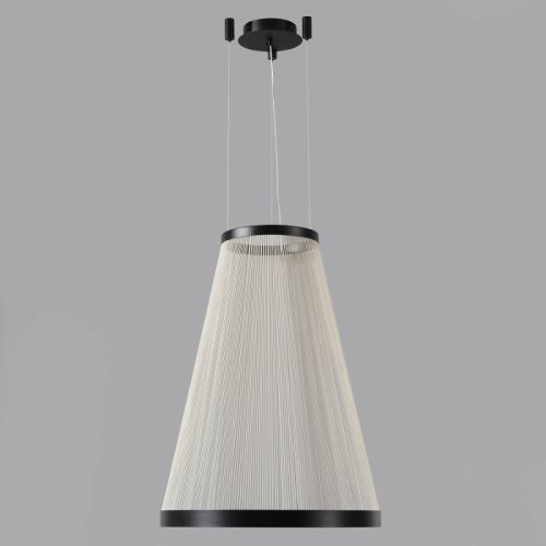 Светильник подвесной ЛЕД ATRIUM A SP50W LED Crystal Lux белый на 1 лампу, основание чёрное в стиле современный фото 4 Светильник подвесной ЛЕД ATRIUM A SP50W LED Crystal Lux белый на 1 лампу, основание чёрное в стиле современный фото 4