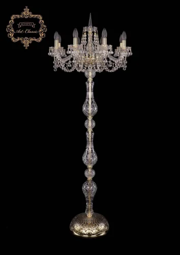Торшер 13.26.8.200.h-160.Gd.B Bohemia Art Classic  прозрачный 8 ламп, основание золотое в стиле классический
