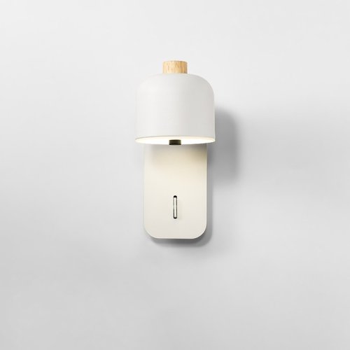 Настенный светильник STILLE Белый 141033-26 ImperiumLoft белый на 1 лампа, основание белое в стиле лофт современный  фото 2