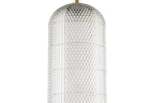 Светильник подвесной LED Candels L 1.P2 G Arti Lampadari прозрачный на 1 лампу, основание золотое в стиле современный фото 2 Светильник подвесной LED Candels L 1.P2 G Arti Lampadari прозрачный на 1 лампу, основание золотое в стиле современный фото 2
