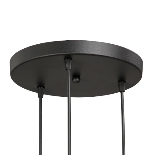 Светильник подвесной V4267-1/3S Vitaluce серый чёрный на 3 лампы, основание чёрное в стиле современный классический фото 4 Светильник подвесной V4267-1/3S Vitaluce серый чёрный на 3 лампы, основание чёрное в стиле современный классический фото 4