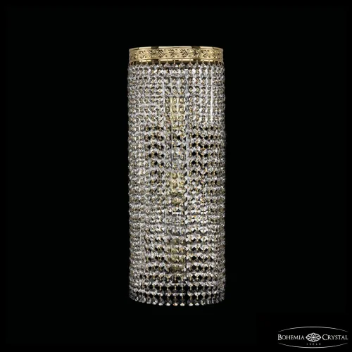Бра 83401B/20IV-50 G R Bohemia Ivele Crystal прозрачный на 3 лампы, основание золотое в стиле современный классический r