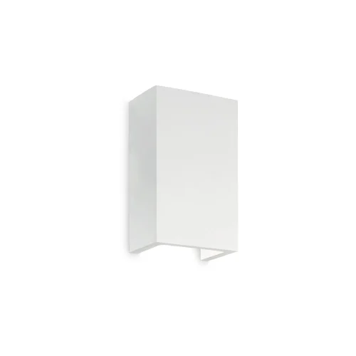 Бра FLASH GESSO AP1 HIGH Ideal Lux белый на 1 лампа, основание белое в стиле минимализм современный 