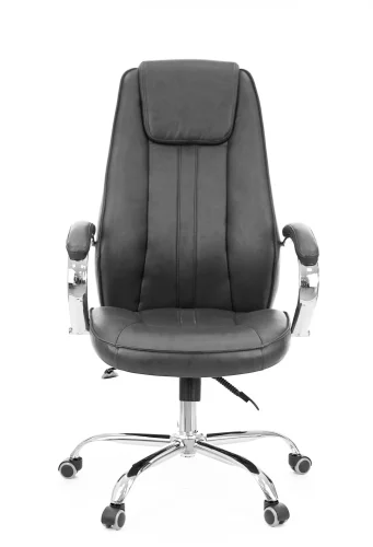 Кресло руководителя Long TM Экокожа Черный EP-long tm eco black Everprof, чёрный/экокожа, ножки//, размеры - 1140*1220***630* фото 3