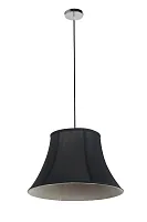 Светильник подвесной Cantare E 1.3.P1 B Arti Lampadari чёрный 1 лампа, основание хром в стиле кантри прованс 