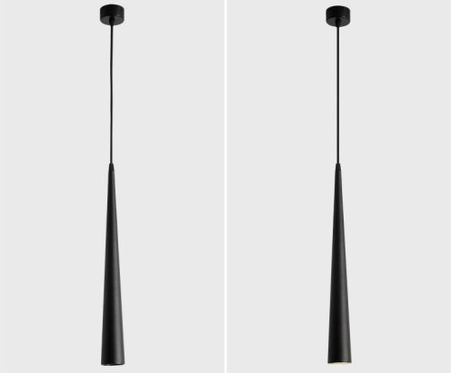 Светильник подвесной LED Epoch V2350-PL Moderli чёрный 1 лампа, основание чёрное в стиле современный  фото 3