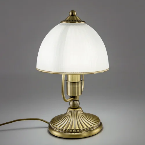 Настольная лампа Адриана CL405813 Citilux белая 1 лампа, основание бронзовое металл в стиле классический  фото 5