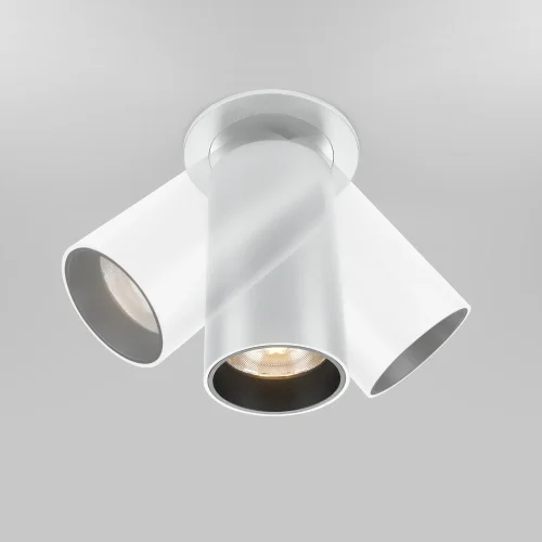 Светильник точечный LED Focus Led DL125-L12-3K-W Maytoni белый на 1 лампу, основание белое в стиле современный хай-тек круглый фото 4