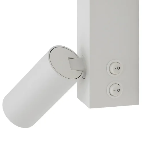 Бра с выключателем Easy Right 11580-NW Nowodvorski белый на 1 лампу, основание белое в стиле современный отражённый свет фото 5