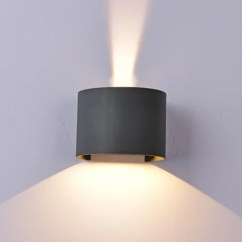 Настенный светильник LED Davos 6522 Mantra уличный IP54 чёрный 1 лампа, плафон чёрный в стиле современный LED фото 3