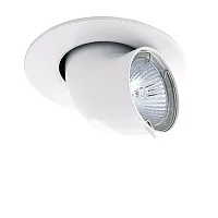 Светильник точечный поворотный BRACCIO 011060 Lightstar Италия белый 1 лампа, основание белое в стиле хай-тек 