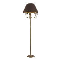 Торшер Luca LUC-LS-3(P/A) Kutek  коричневый 3 лампы, основание бронзовое в стиле классический
