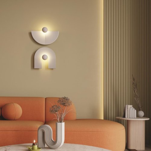 Бра ЛЕД Sun Gate 7197/6WL Odeon Light белый на 1 лампу, основание белое в стиле хай-тек фото 2 Бра ЛЕД Sun Gate 7197/6WL Odeon Light белый на 1 лампу, основание белое в стиле хай-тек фото 2