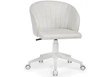 Компьютерное кресло Пард экокожа белый 464224 Woodville, белый/экокожа, ножки/пластик/белый, размеры - *870***590*600