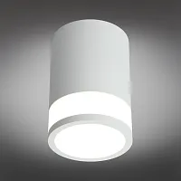 Светильник накладной LED Orolli OML-101509-12 Omnilux белый 1 лампа, основание белое в стиле хай-тек круглый