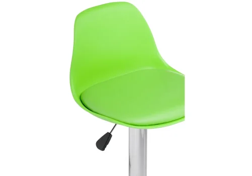 Барный стул Soft 15034 Woodville, зелёный/экокожа, ножки/металл/зелёный, размеры - ***** фото 5