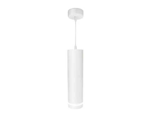Светильник подвесной LED TN289 Ambrella light белый 1 лампа, основание белое в стиле современный хай-тек трубочки фото 2
