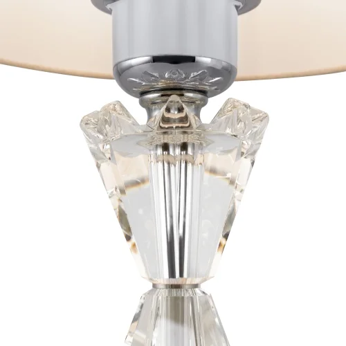 Настольная лампа Florero MOD078TL-01CH Maytoni белая 1 лампа, основание хром металл в стиле современный  фото 3