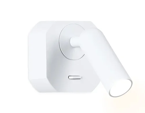 Бра с выключателем LED Wallers Wall FW282 Ambrella light белый на 1 лампа, основание белое в стиле хай-тек современный 
