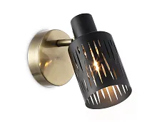 Спот с 1 лампой TR8667 Ambrella light чёрный E14 в стиле лофт 