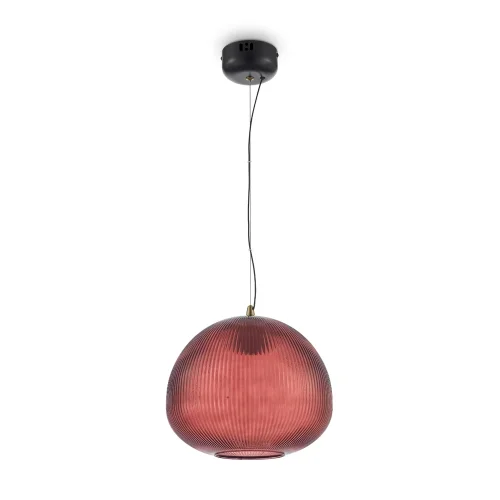 Светильник подвесной LED Enchantment FR5384PL-L11R Freya красный 1 лампа, основание чёрное в стиле современный  фото 2
