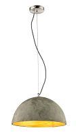 Светильник подвесной лофт JEBEL 15248 Globo серый 1 лампа, основание никель в стиле лофт 