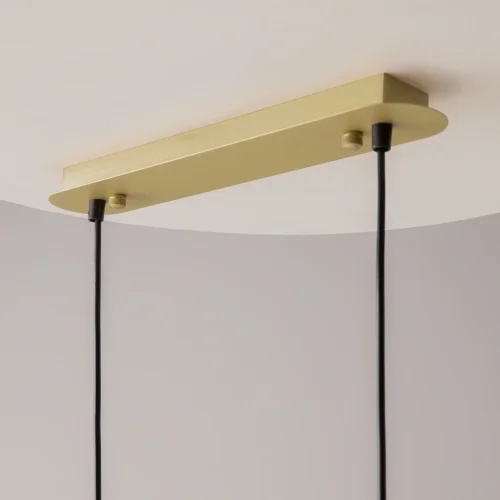 Светильник подвесной Vision MOD411PL-03G Maytoni прозрачный на 3 лампы, основание золотое в стиле современный фото 5