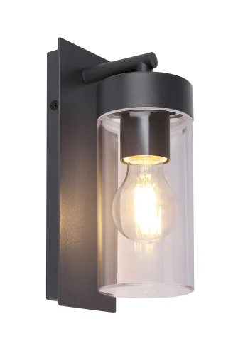 Светильник точечный ONORA GRANDE 031804 Lightstar уличный IP44 серый чёрный 1 лампа, плафон прозрачный в стиле современный GU10 GU5.3