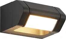 Настенный светильник LED уличный Protech SL9540.701.01 ST-Luce уличный IP54 серый на 1 лампу, плафон серый в стиле хай-тек современный LED