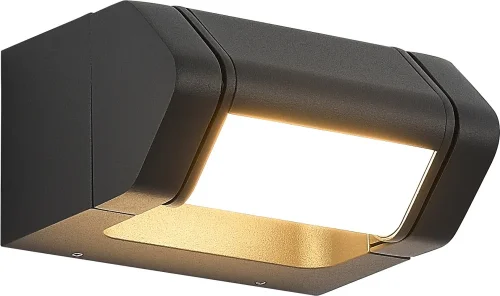 Настенный светильник LED уличный Protech SL9540.701.01 ST-Luce уличный IP54 серый на 1 лампу, плафон серый в стиле хай-тек современный LED